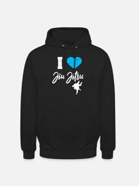 Jiu Jitsu - Sweat-shirt à capuche unisexe - noir