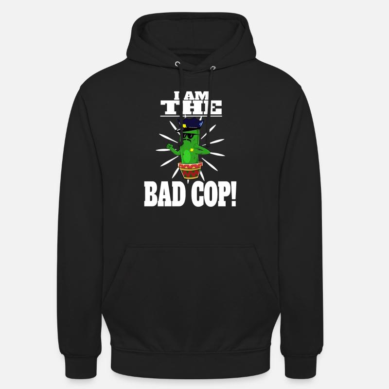 Policier policier - Sweat-shirt à capuche unisexe - noir