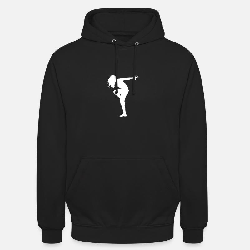 Breakdance dance dancer dancer silhouette - Unisex Hoodie - black
