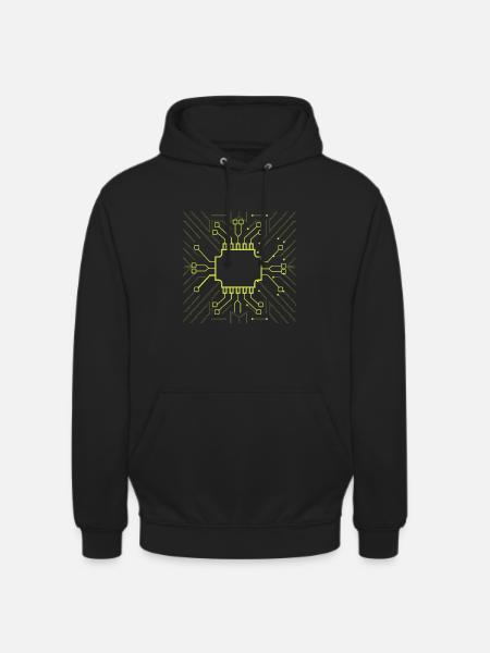 Informatiker Admin Hardware CPU - Unisex Hoodie - Schwarz