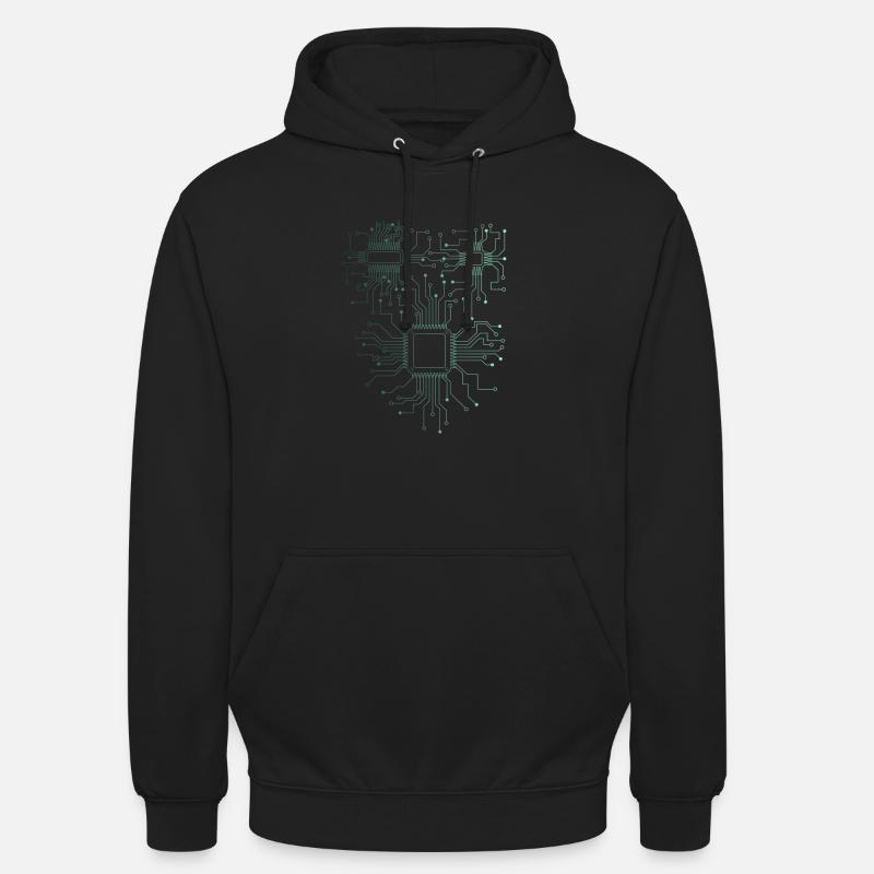 Computer Scientist Admin Hardware CPU Sweat-shirt à capuche unisexe
