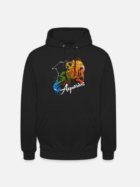 Wassermann WASSERMANN Hemd - Unisex Hoodie - Schwarz