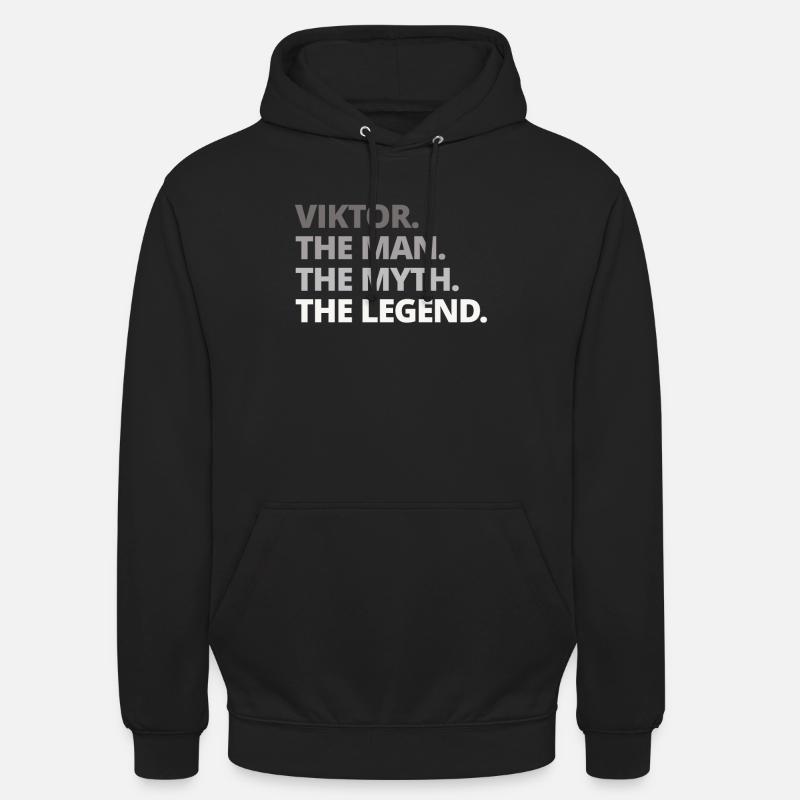 Viktor Name Saying Gift - Unisex Hoodie - black