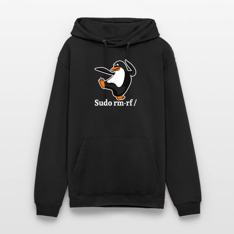 Tux Linux Penguin Sudo Rm Rf | Computer Geek Hack Unisex Hoodie