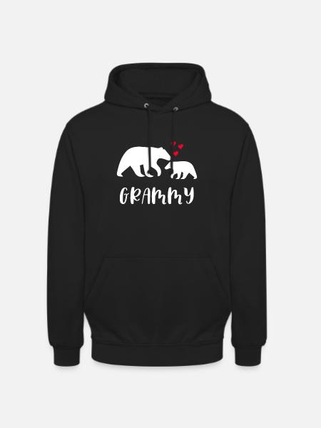 Grammy Bear - Unisex Hoodie - black