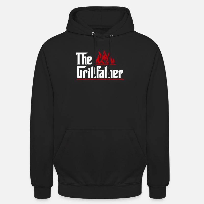 Le Grillfather - Sweat-shirt à capuche unisexe - noir