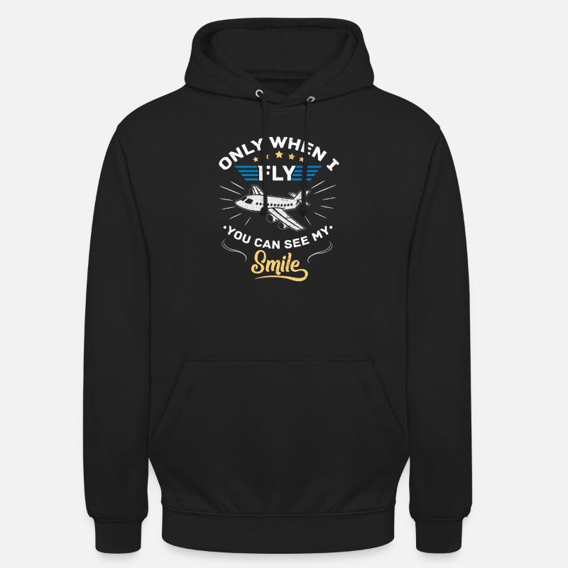 Pilot saying pilot - Unisex Hoodie - black