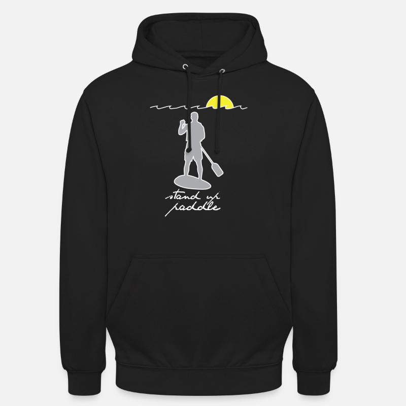 SUP - Stand Up Paddle - Unisex Hoodie - Schwarz