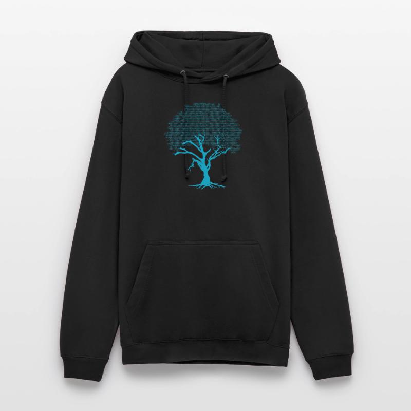 Binary Coding Tree Gift Design Idea graphic Unisex Hoodie