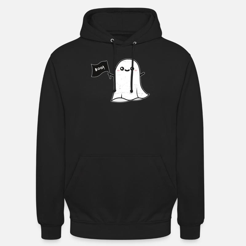Huh - Sweat-shirt à capuche unisexe - noir
