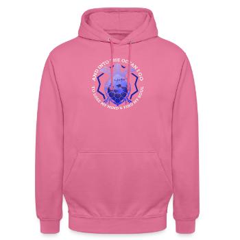 And Into The Ocean I Go To Save The Turtles - Unisex Hoodie - pink - Front - Alina (178cm) & Michal (187cm)