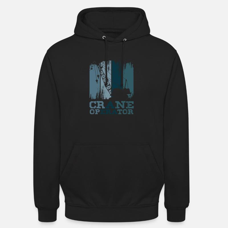 Grutier - Sweat-shirt à capuche unisexe - noir