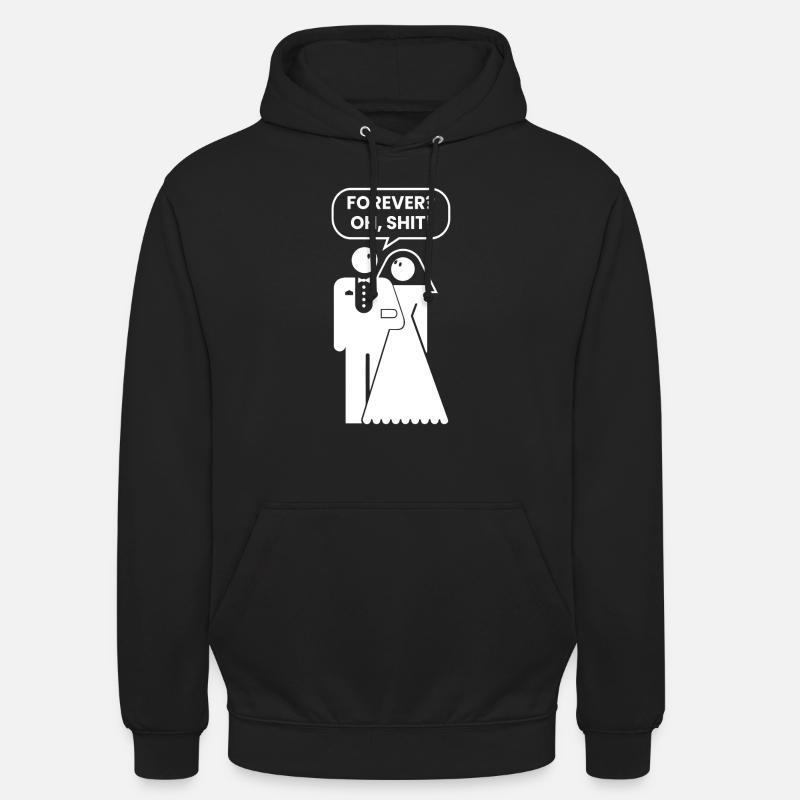 EVJF - Sweat-shirt à capuche unisexe - noir