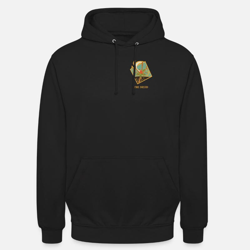 Le druide - Sweat-shirt à capuche unisexe - noir