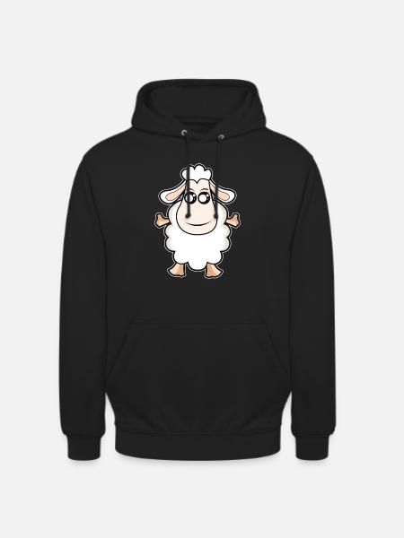 Sheep Funny - Unisex Hoodie - black