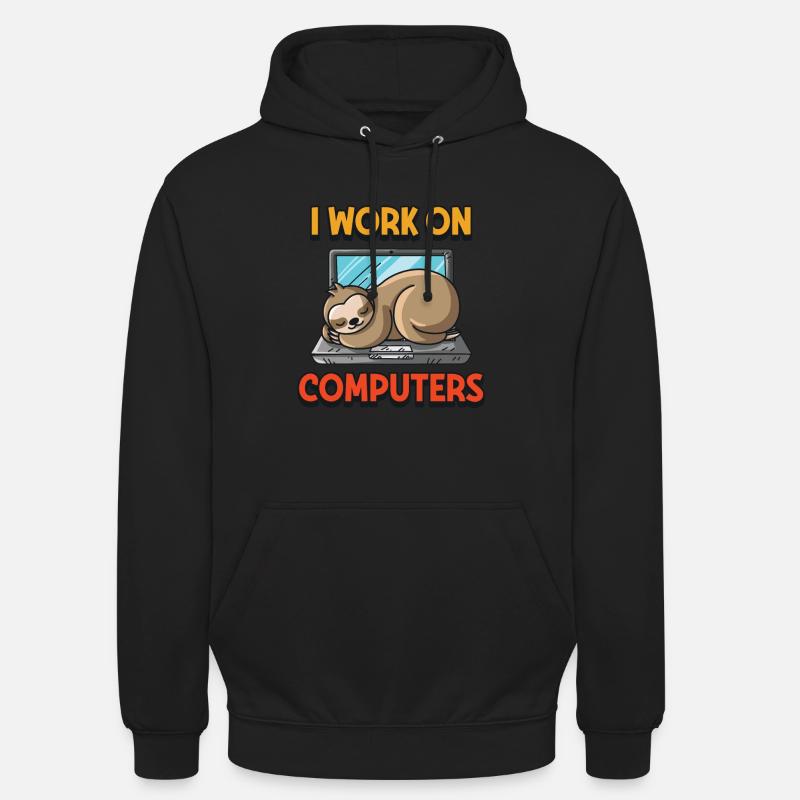 Computer nerd geek programmer nerd gentlemen Unisex Hoodie