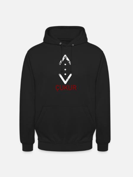 Cukur mit schrift - Unisex Hoodie - Schwarz