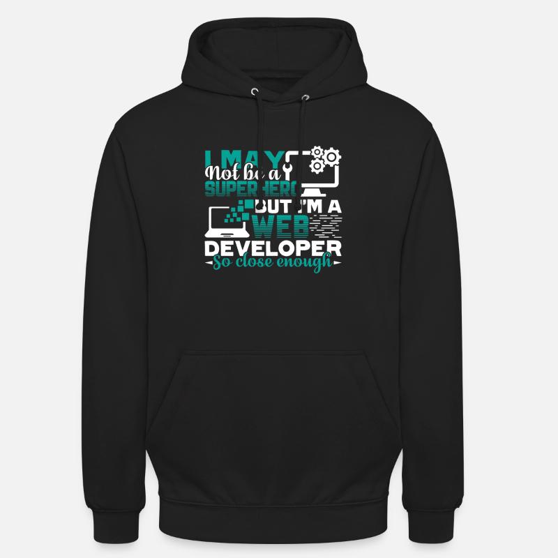 Webentwickler Ich bin ein Webentwickler - Unisex Hoodie - Schwarz