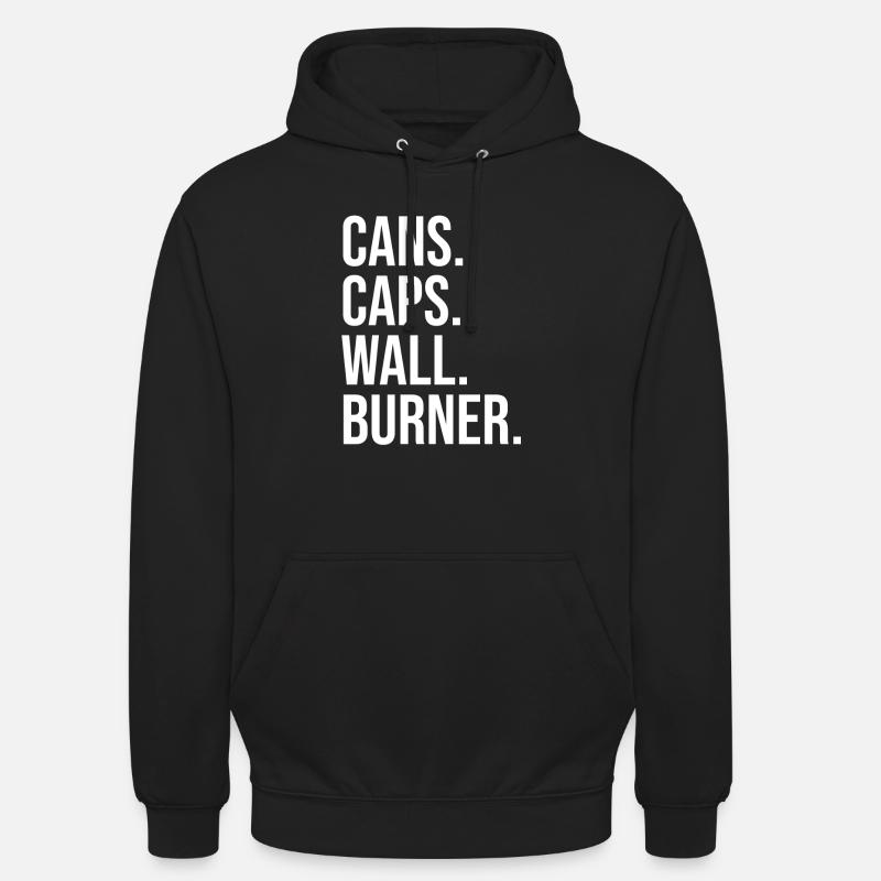 Idée cadeau Graffiti - Sweat-shirt à capuche unisexe - noir