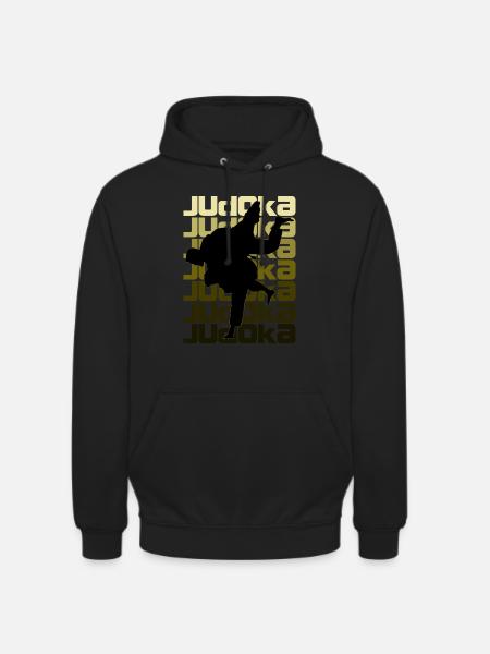 Judo Sport - Sweat-shirt à capuche unisexe - noir