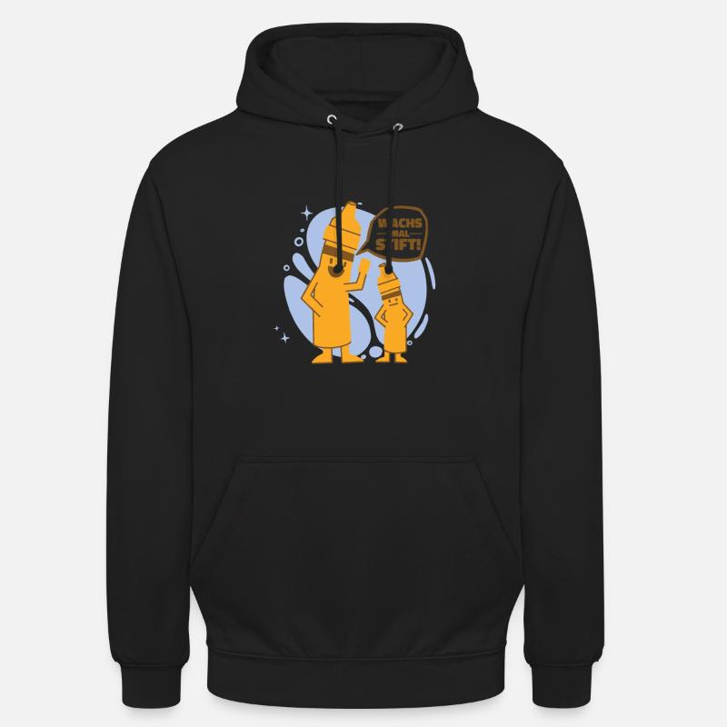 Stift Wachsmalstift Azubi Bruder Geschenkidee - Unisex Hoodie - Schwarz