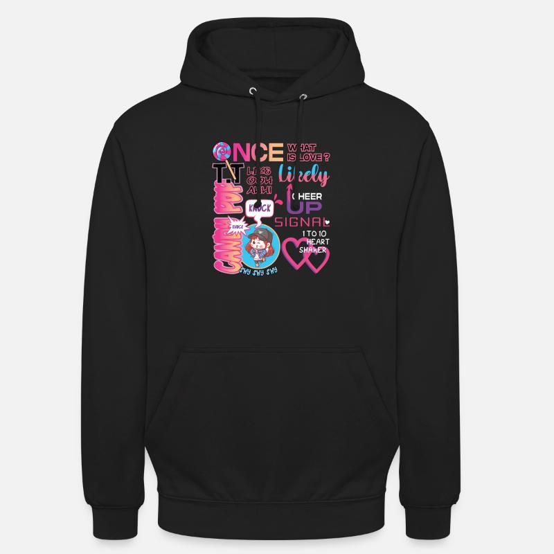 La Corea ha ispirato il KPop una volta due volte quello che è Lo ... K-Pop - Felpa con cappuccio unisex - nero