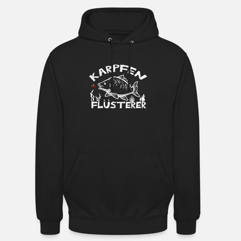 Karpfen Flüsterer - Unisex Hoodie - Schwarz