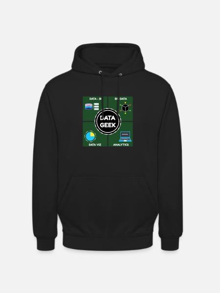 Talk Data To me Data Science and Datascientist - Unisex Hoodie - black