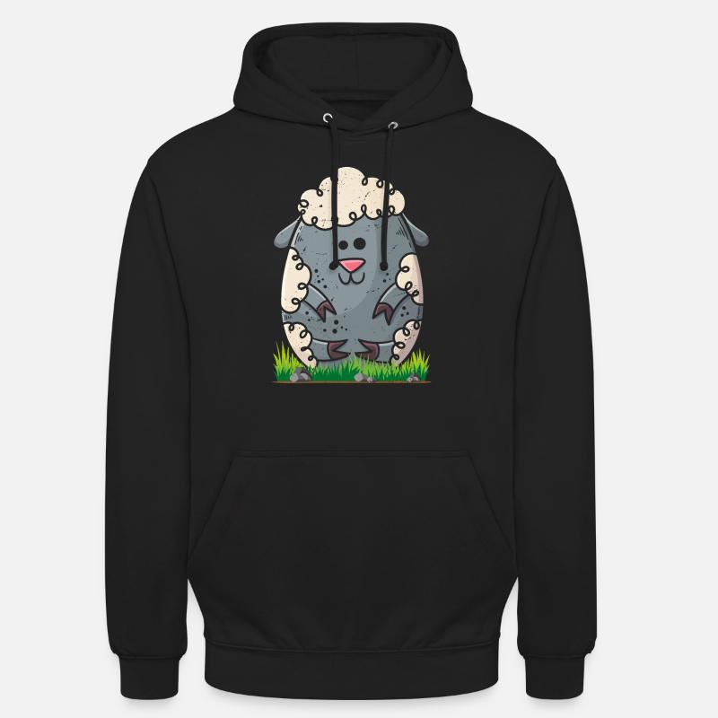 Fröhliche Ostern Ei Schaf - Unisex Hoodie - Schwarz