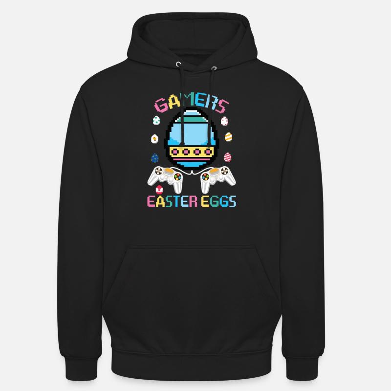 Gamer Easter Eggs - Sweat-shirt à capuche unisexe - noir