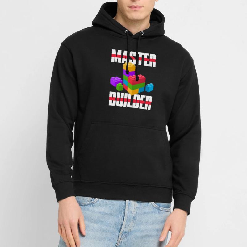 Master Builder Shirt | Nette Master Block Builder Unisex Hoodie