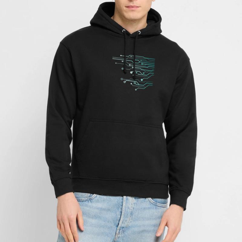 Computer Circuit Engineer Computer Nerd Sweat-shirt à capuche unisexe