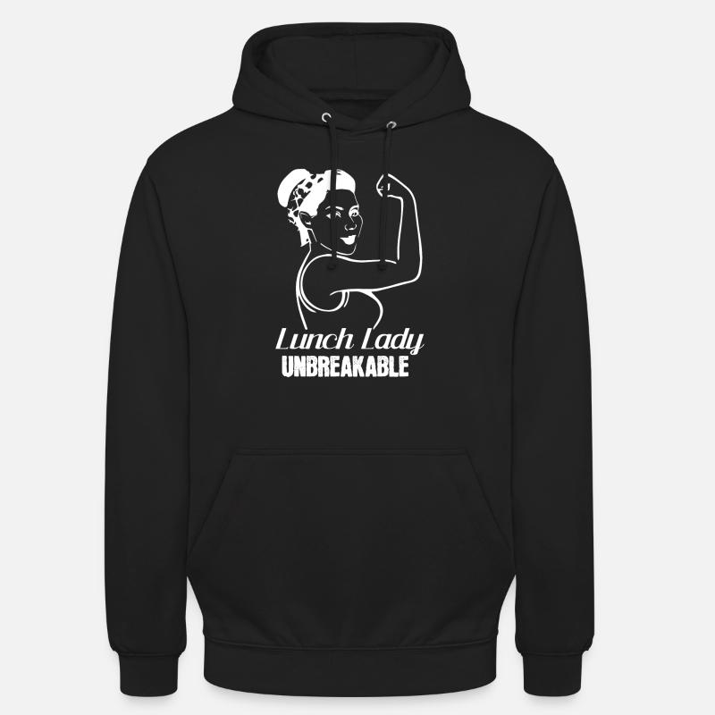 Mère et cafétéria - Sweat-shirt à capuche unisexe - noir