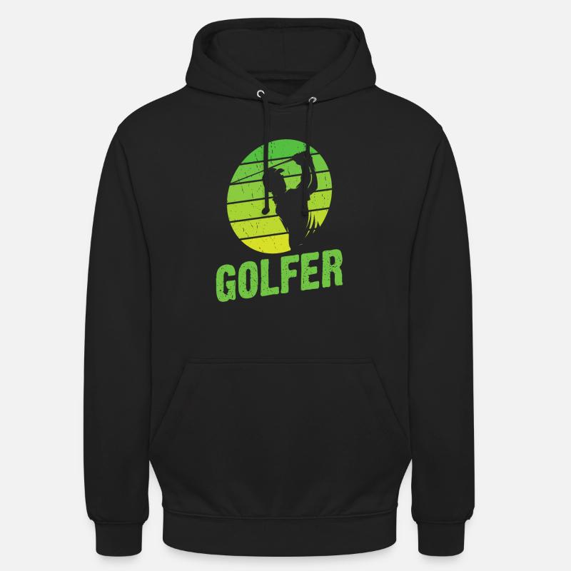 Golf golf golf golf cadeau - Sweat-shirt à capuche unisexe - noir