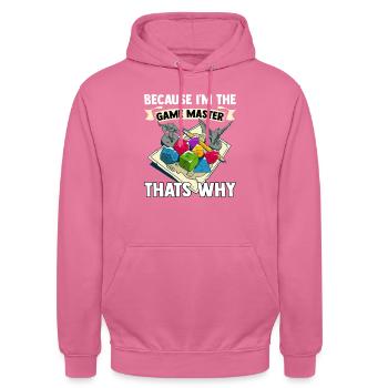 Role Playing Dice - Unisex Hoodie - pink - Front - Alina (178cm) & Michal (187cm)