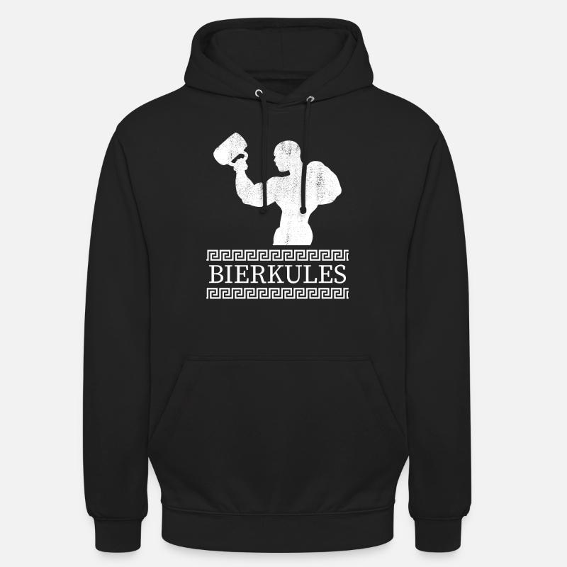 Herren Bierkules Biercules - Unisex Hoodie - Schwarz