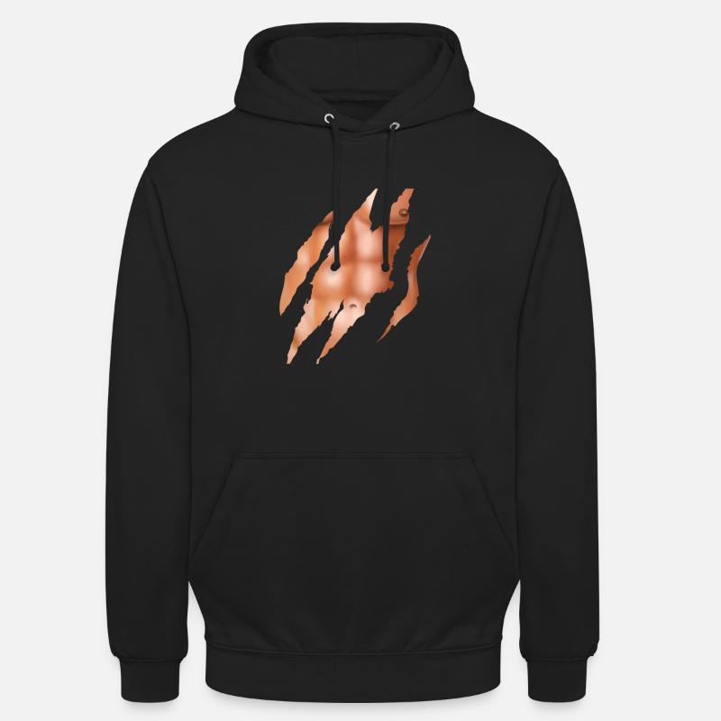Sixpack - Unisex Hoodie - Schwarz