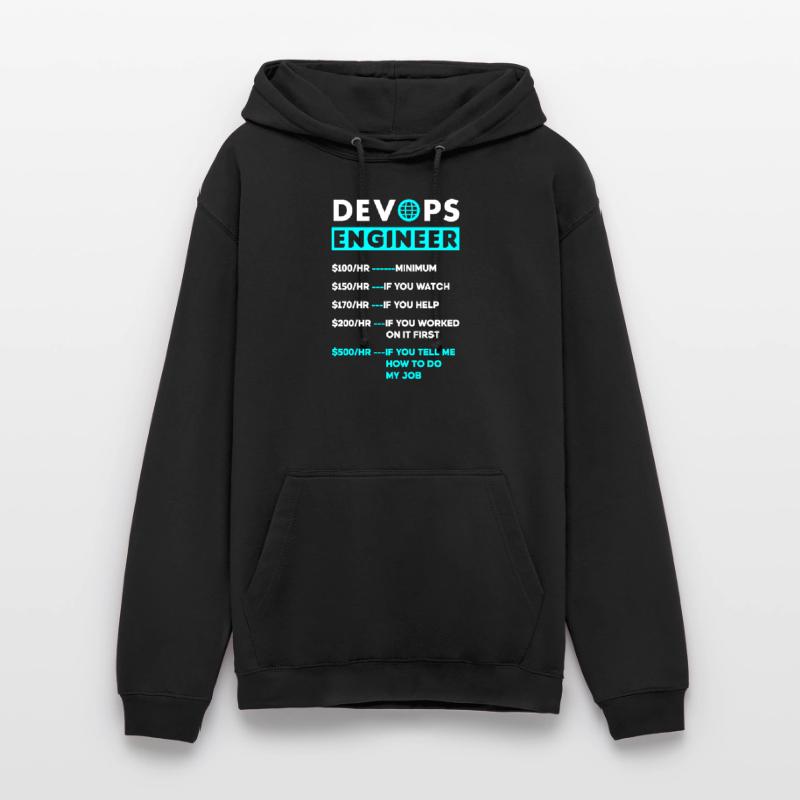 DevOps Ingenieur Cloud Computing Stundensatz Unisex Hoodie