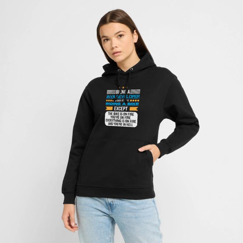 Sweat-shirt à capuche unisexe