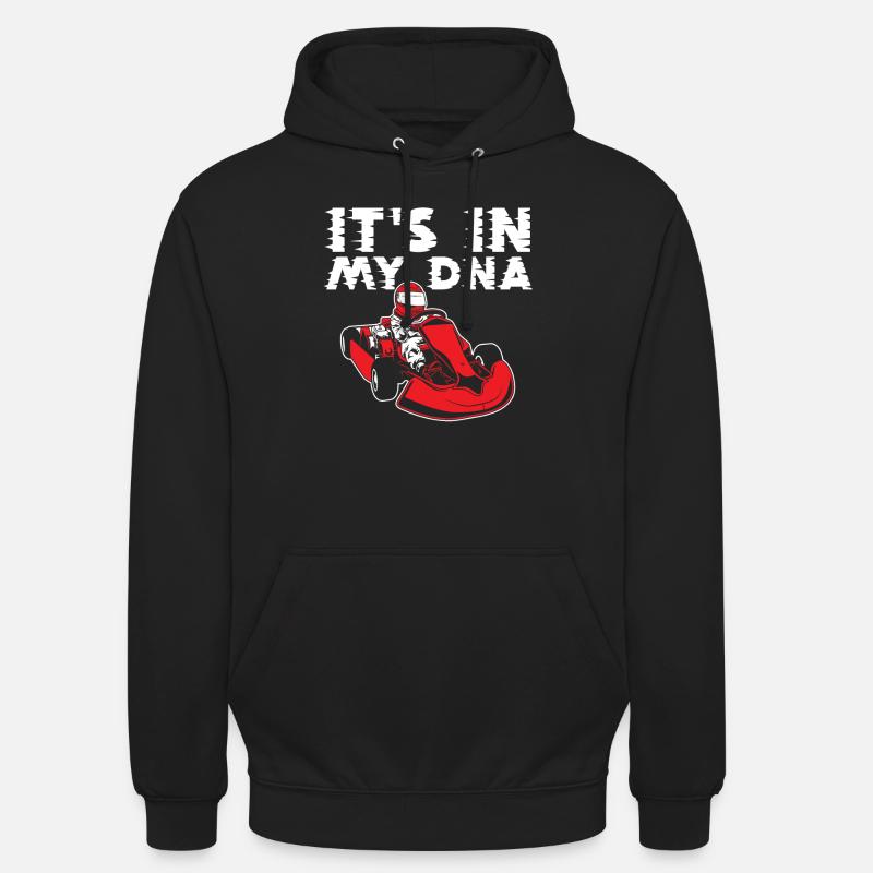 GoKart est dans mon ADN - Sweat-shirt à capuche unisexe - noir