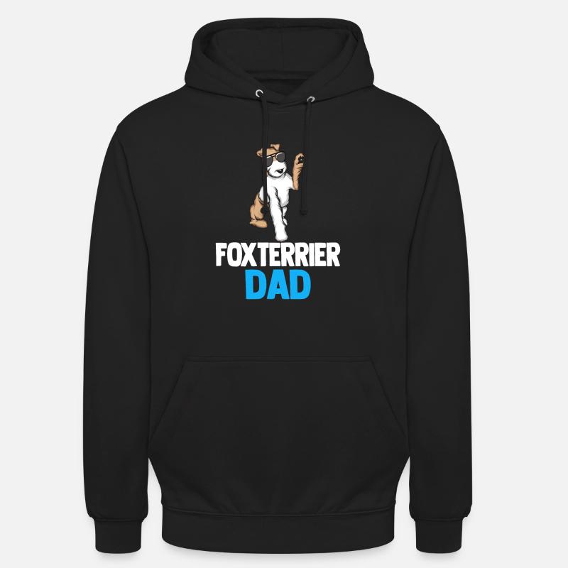 Foxterrier Drahthaar | Foxterrier - Unisex Hoodie - Schwarz