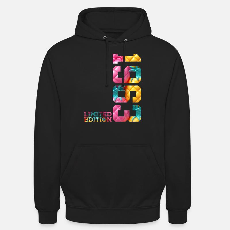 63E ANNIVERSAIRE ÉDITION LIMITÉE 1963 - Sweat-shirt à capuche unisexe - noir