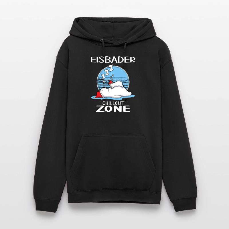 Ice Baths Ice Bath Zone Winter Baths Unisex Hoodie