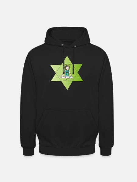 Die Hüterin der Kinder -Yogasitz - Unisex Hoodie - Schwarz