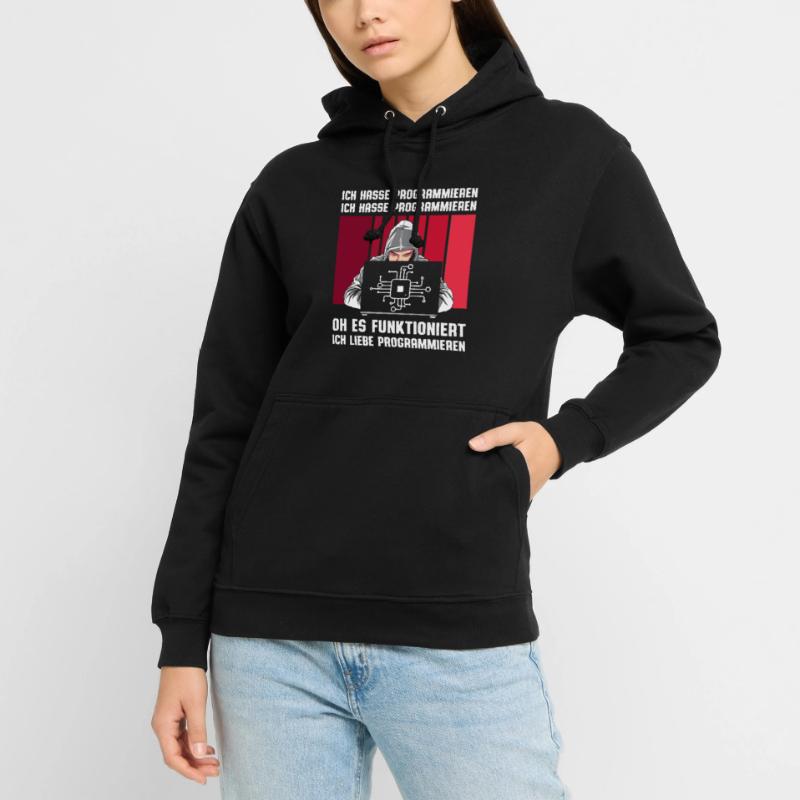 Ich Hasse Programmieren Ich Liebe Programmieren Unisex Hoodie