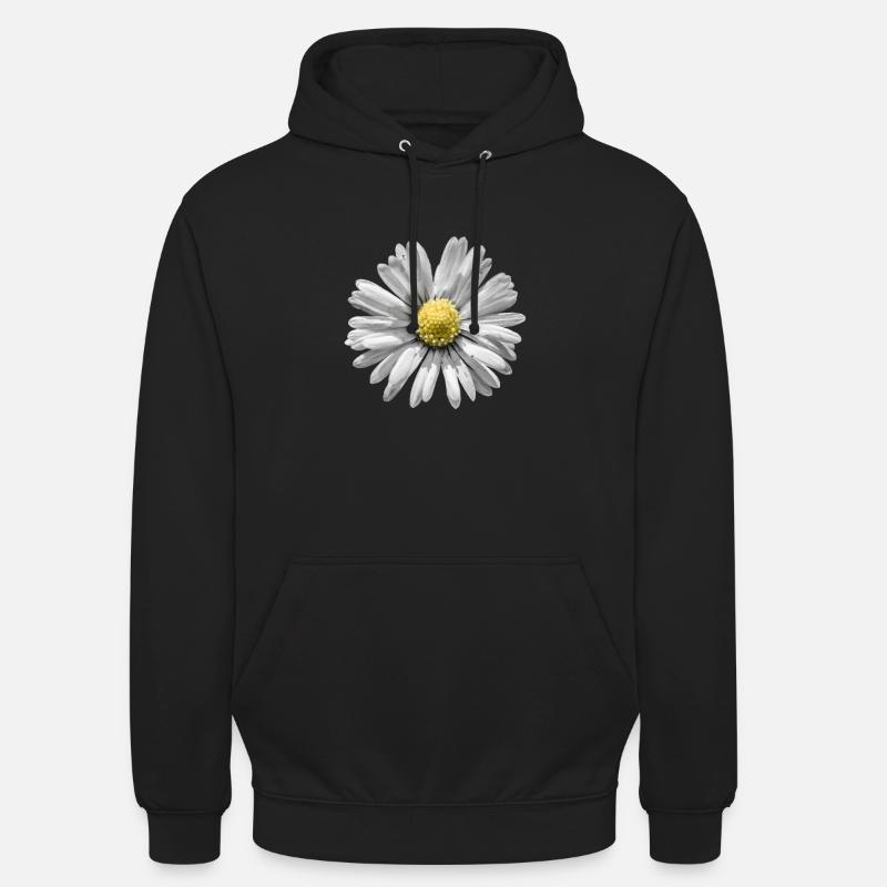 Gänseblümchen - Unisex Hoodie - Schwarz