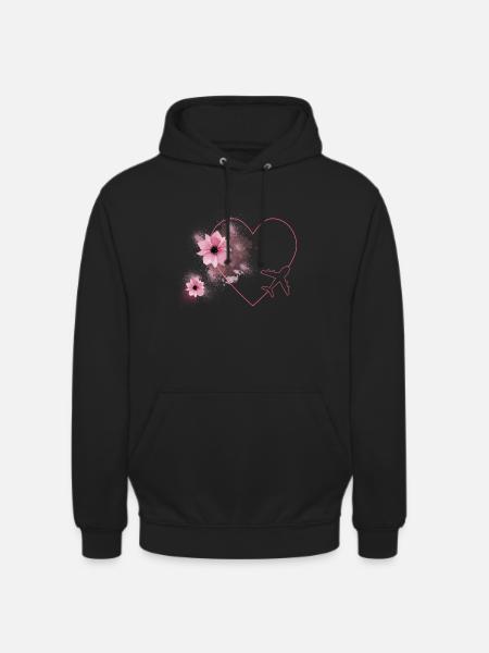 Travel from your heart's content - Unisex Hoodie - black