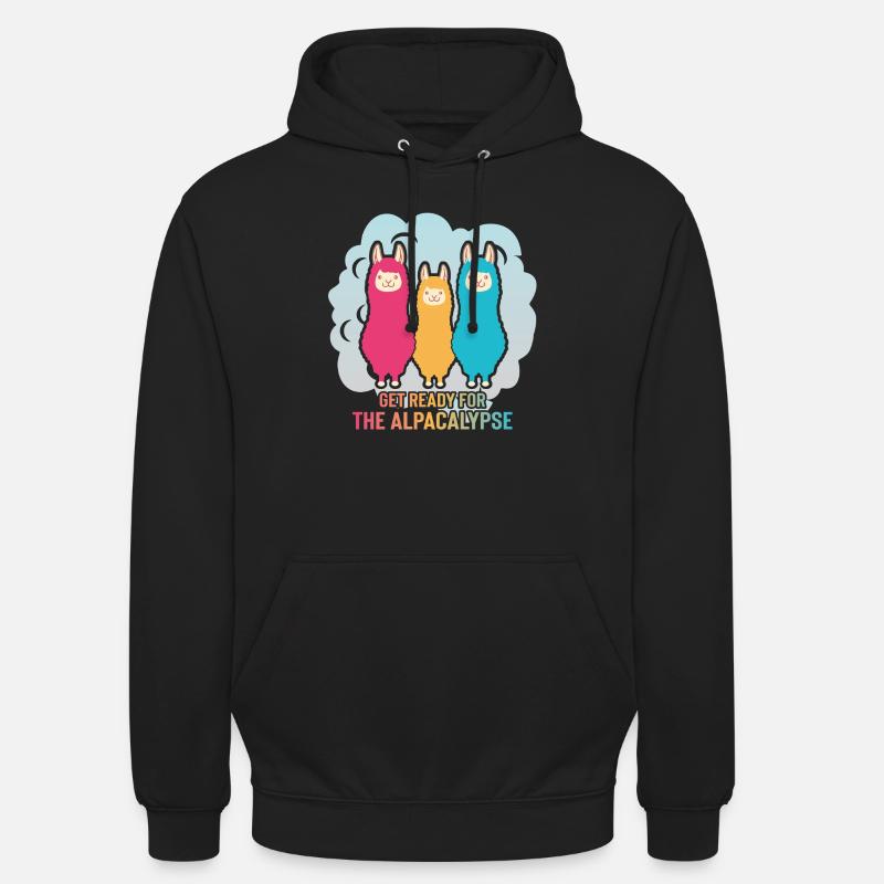 Alpacalypse Alpaca Apocalypse - Unisex Hoodie - black