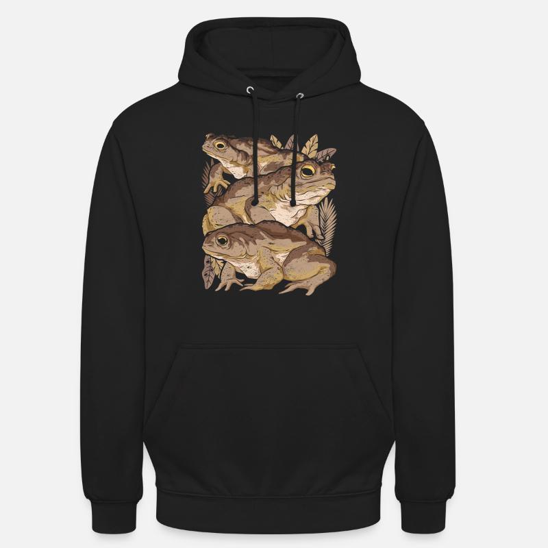 Frog Toad - Unisex Hoodie - black