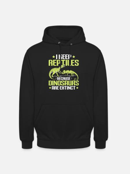 Reptiles Reptile Snakes Lizard Terrarium - Unisex Hoodie - black